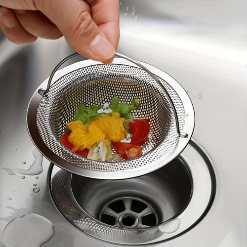 1/2/3pcs Sink Strainer Kitchen Drain Strainer Dish Drainer for Sink with Handle Metal Sink Strainer Floor Drain for Kitchenkit